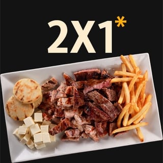 2x1 Grilled Beef Chicken and Sausage Platter