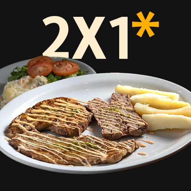 2x1 Parrilla Popular.