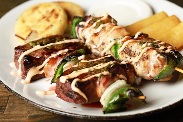 Beef & Chicken Skewers