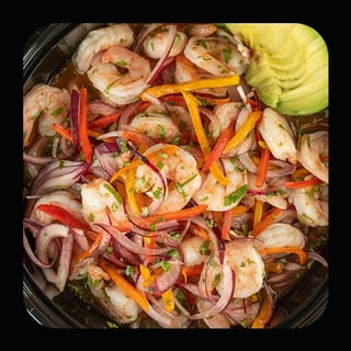 Bowl Ceviche De Camarones Para 6