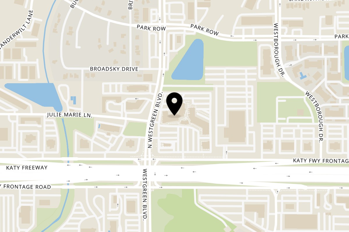 Map showing the location of Da Silva Steakhouse Katy Freeway on 20940 Katy Fwy in Katy